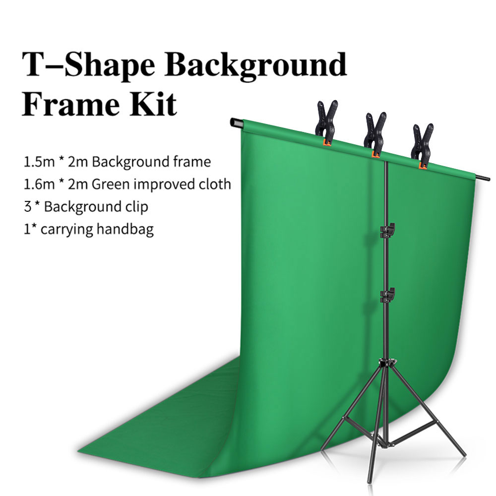 Green Screen Collapsible - Fotografia Photo Studio t-shape tło podstawa