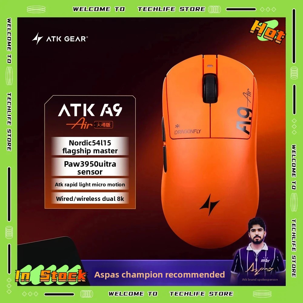 Ultimate Esports Gaming - Mysz gamingowa ATK A9 Air Ultimate