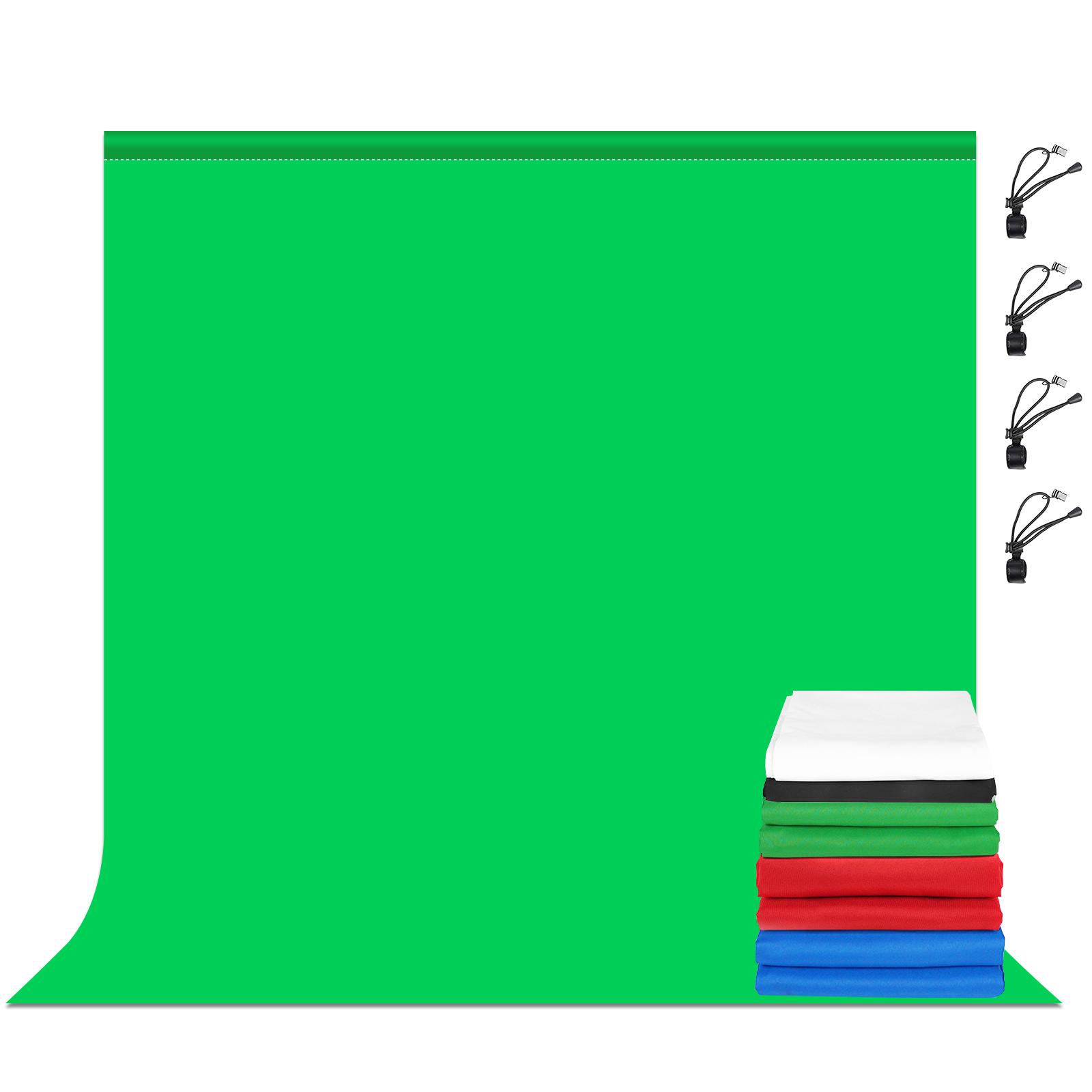 Green Screen Collapsible - PULUZ 2m X 2m Tkanina do