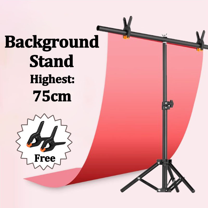 Green Screen Collapsible - Stojak fotograficzny w kształcie litery T,