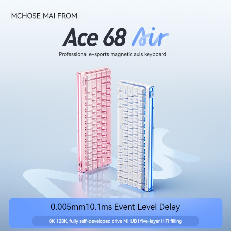 Esports In Gaming - Klawiatura mechaniczna Mchose Ace68 Air Magnetic