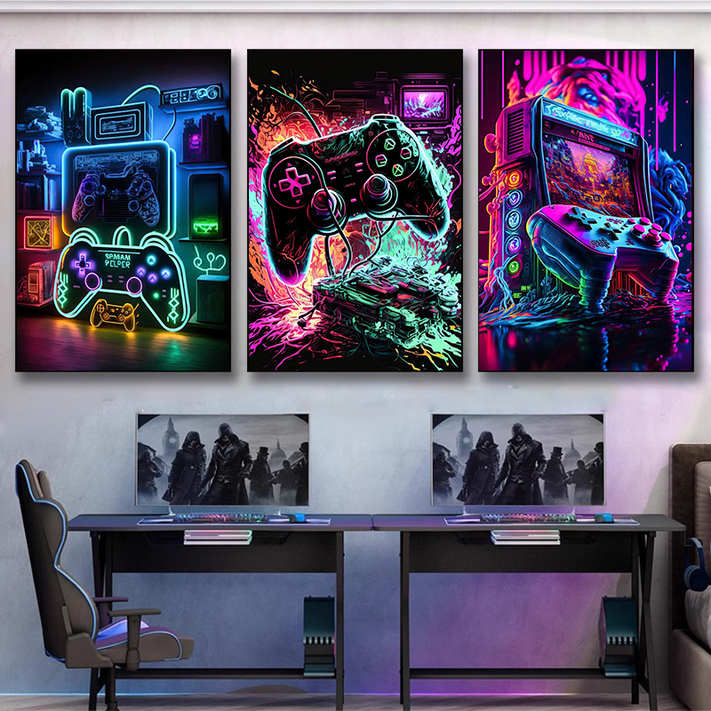 Nowoczesny neonowy pop-artowy  – Esports Gaming Houses recenzja i cena