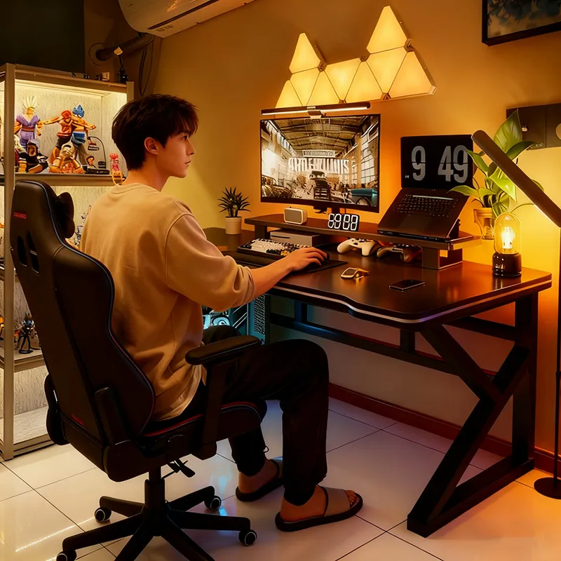 Czarny stół komputerowy w styl – Esports Gaming Houses recenzja i cena