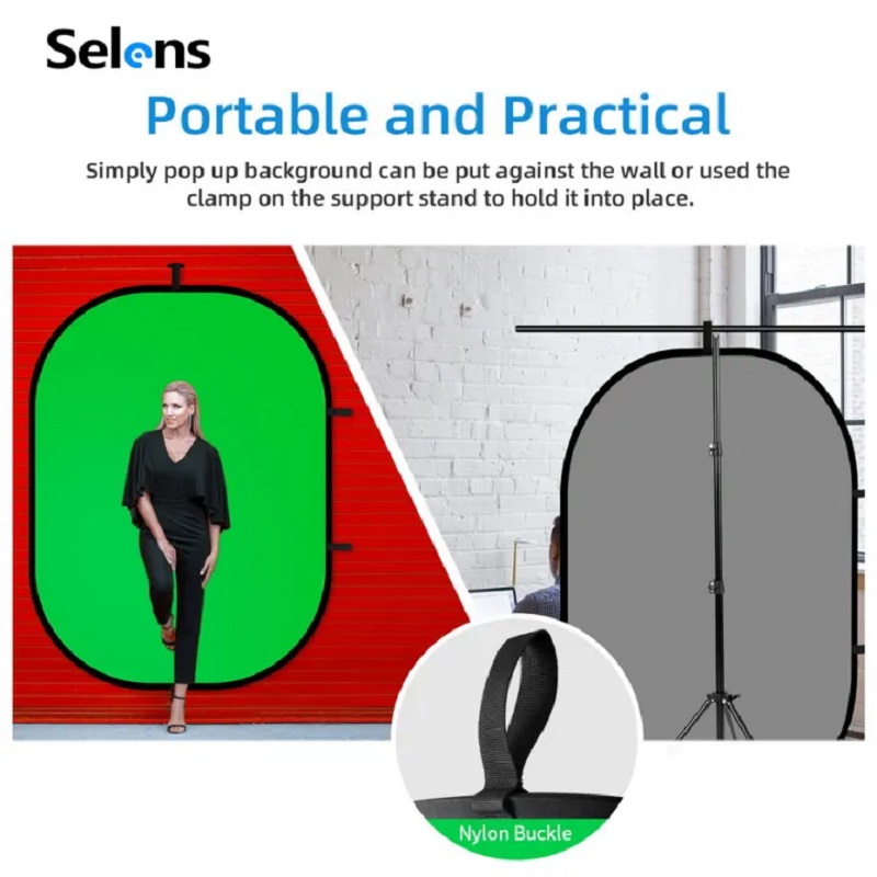 Selens nowy składany przenośny – Green Screen Collapsible recenzja i cena